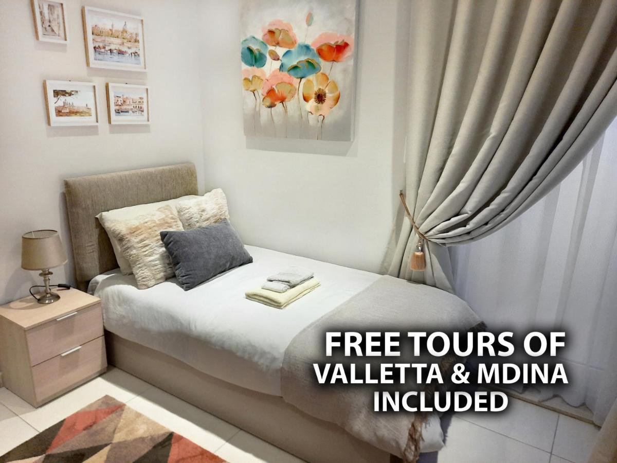 Cozy Rooms - Great Bus Connections - Free Parking Mosta Dış mekan fotoğraf